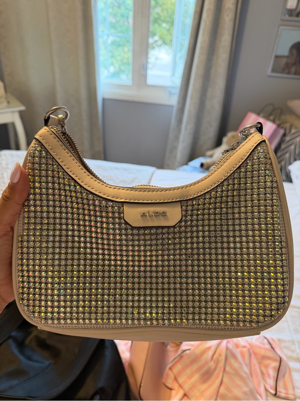 ALDO Crystal-Front Shoulder Bag - Picture 3 of 3